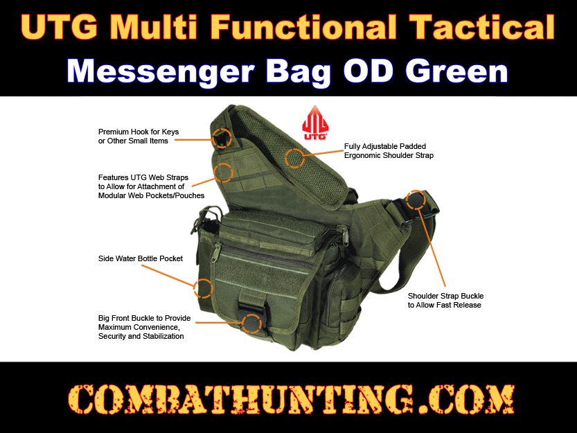 Leapers UTG Multi-functional Tactical Messenger Bag Army Digital style=
