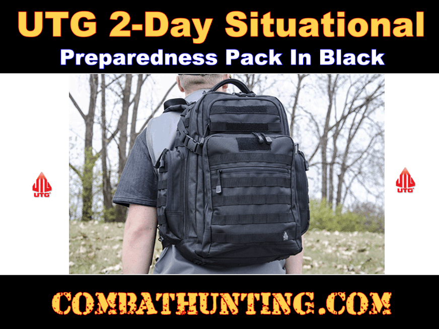UTG 2-Day Situational Preparedness Pack Black style=