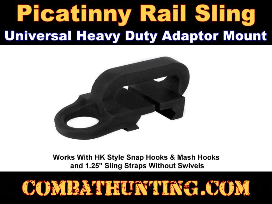 Shotguns Rifle Sling Mount Attachment Picatinny Weaver 20mm Rail Swivel a R01 