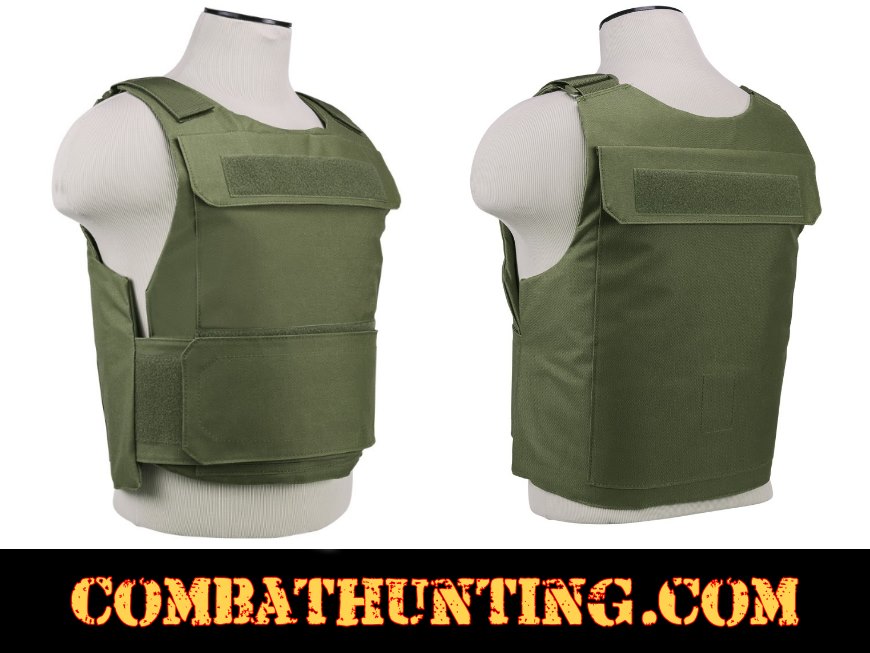 Discreet Plate Carrier Vest 2XL+ Green For Body Armor style=