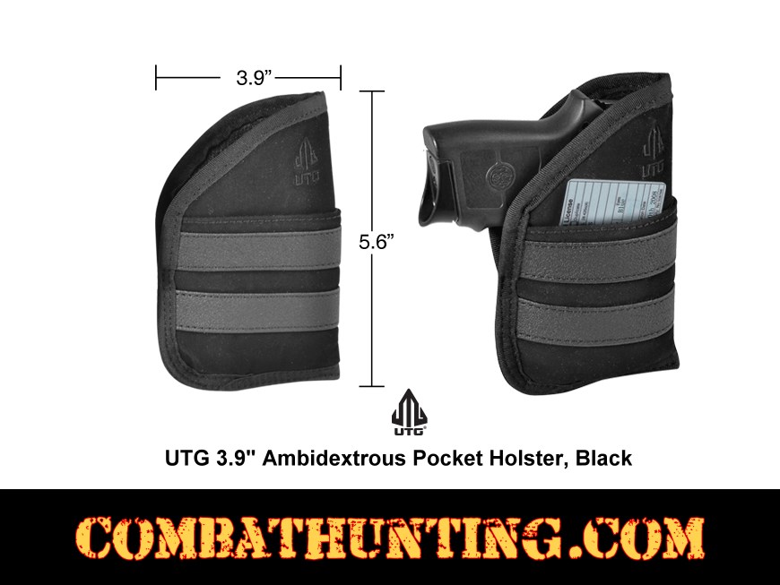 Pocket Holster Black For Subcompact 9MM/.40 Autos style=
