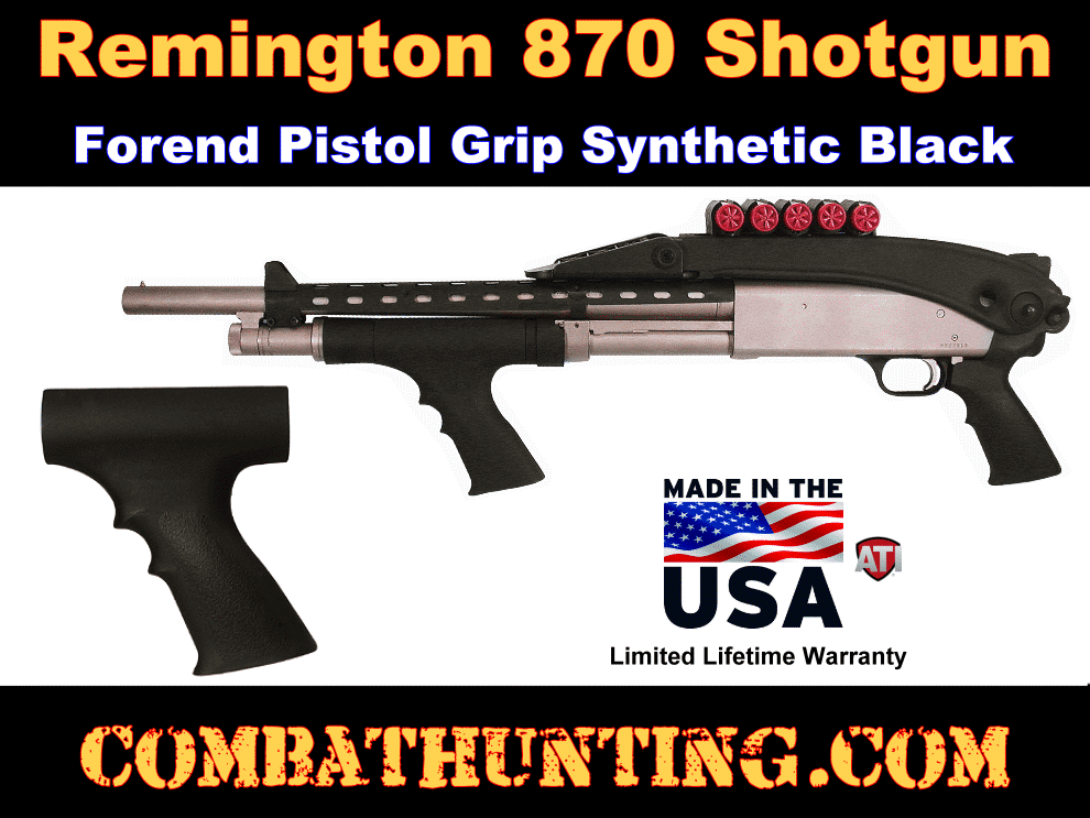 Remington 870 Shotgun Forend Pistol Grip style=
