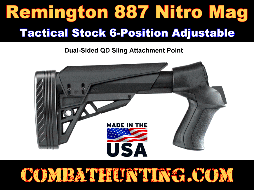 Remington 887 Nitro Mag Tactical Stock 6-Position Adjustable style=