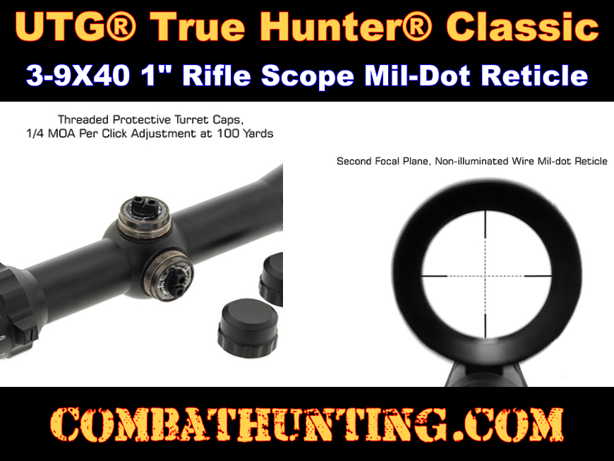 UTG® True Hunter® Classic 3-9X40 1