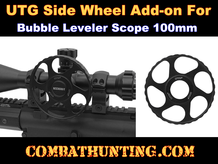 UTG Side Wheel Add-on for Bubble Leveler Scope 100mm style=