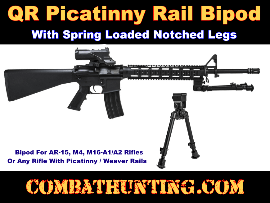 thumbnail image 2 of Well MB101 Metal Bipod For Airsoft Sniper Rifles - Picatinny Weaver Rail Mount 2 of 6