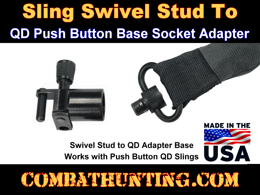 Swivel Stud to QD Adapter Base style=
