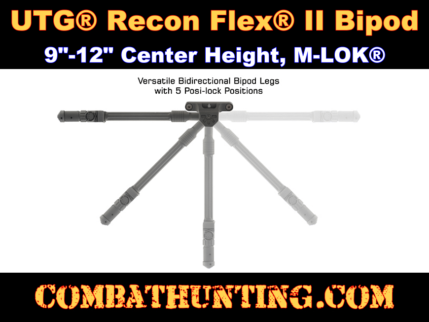 UTG® Recon Flex II Bipod 9