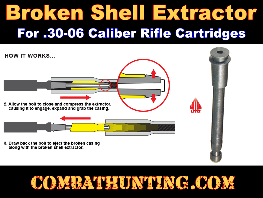 Broken Shell Extractor .30-06 7.62 Nato style=
