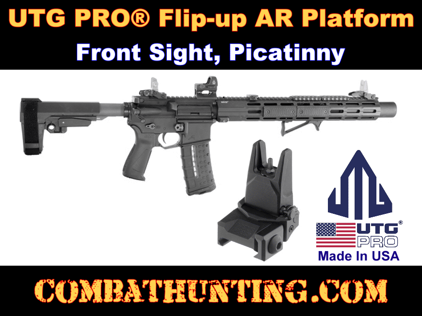 UTG PRO® Flip-up Front Sight Picatinny A2 style=