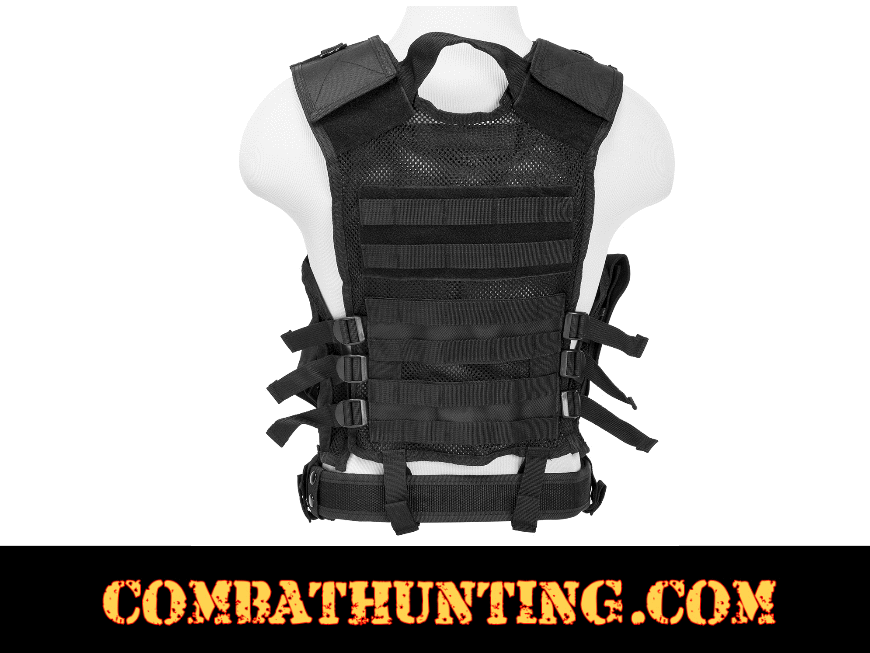 Ncstar Military Black Tactical Vest 2X style=
