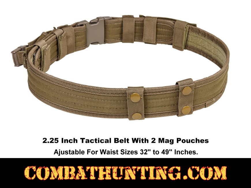 Tan Tactical Belt  2.25