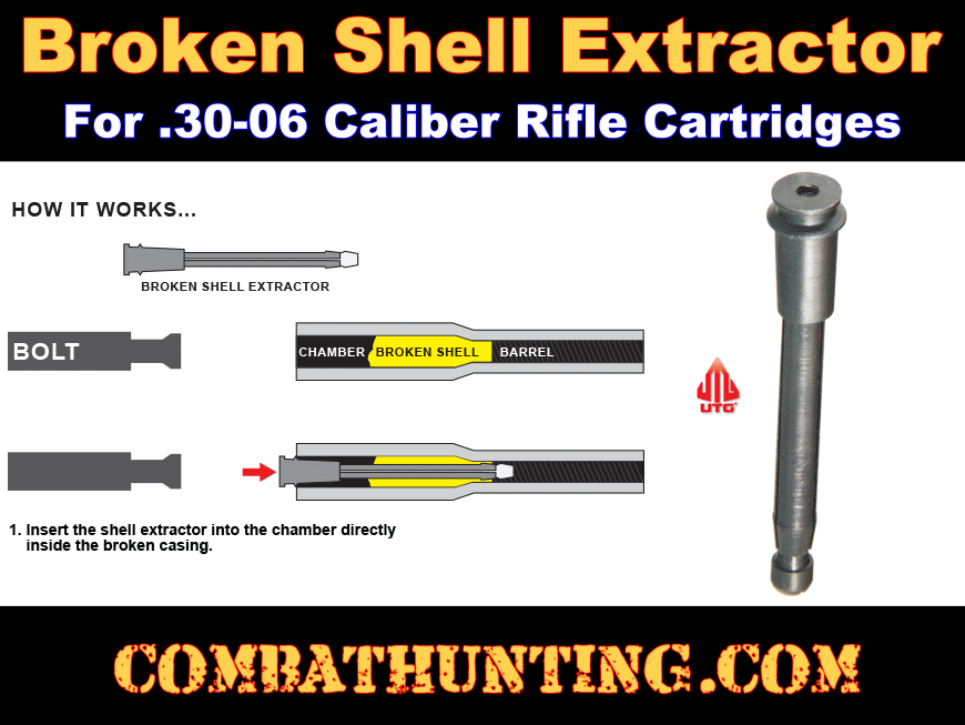 Broken Shell Extractor .30-06 7.62 Nato style=