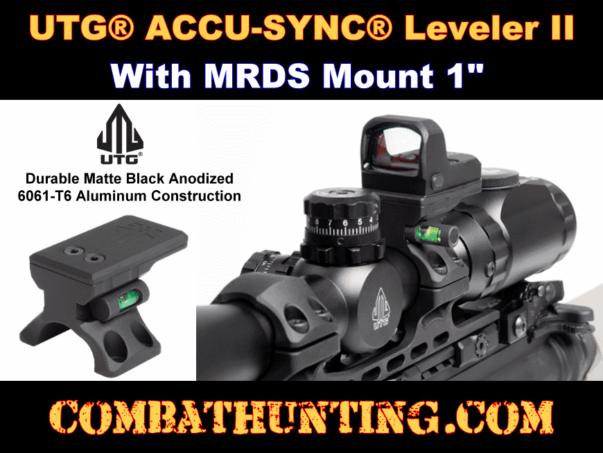 UTG® ACCU-SYNC® Leveler II with MRDS Mount, 1" style=
