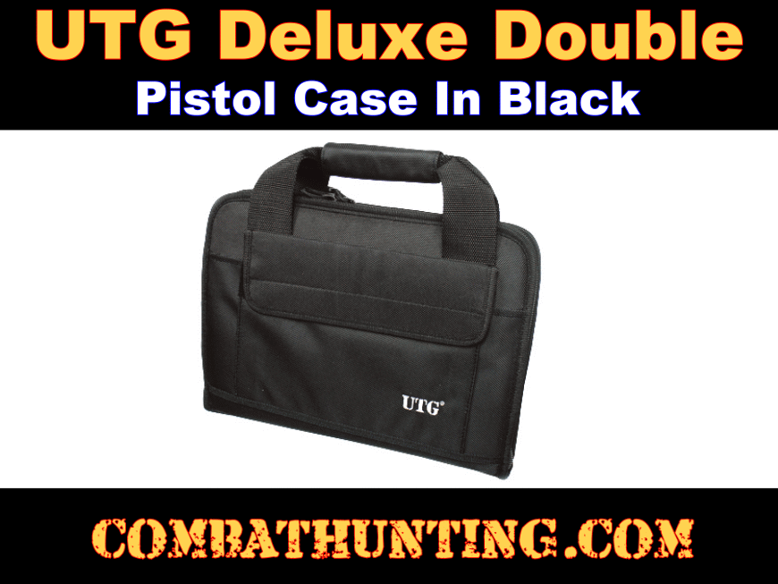 UTG Deluxe Double Pistol Case 