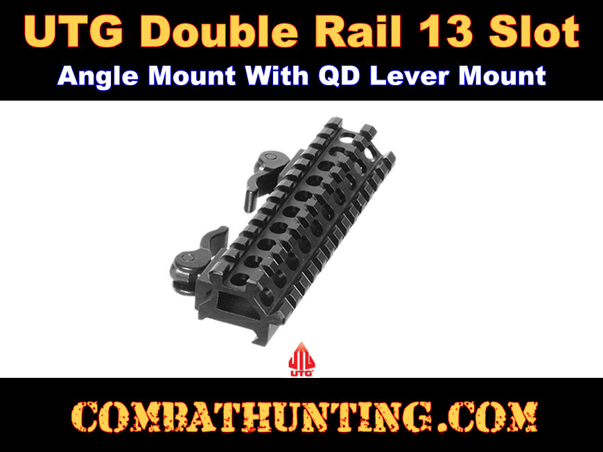Leapers UTG LE Rated Double Rail Angle Mount style=