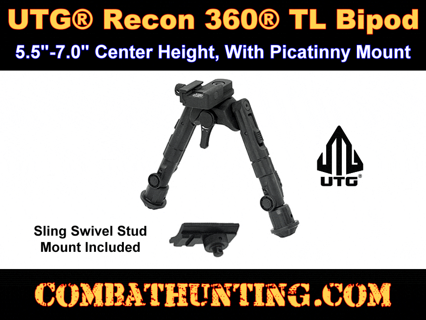 UTG Recon 360 TL Bipod 5.5