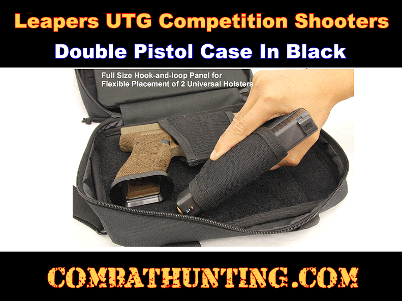 Leapers UTG Competition Shooters Double Pistol Case style=