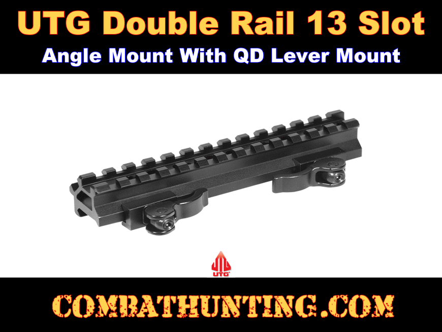 Leapers UTG LE Rated Double Rail Angle Mount style=