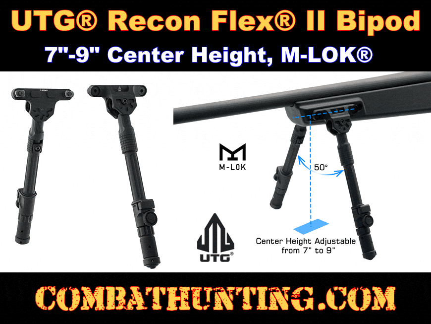 UTG® Recon Flex® II Bipod 7