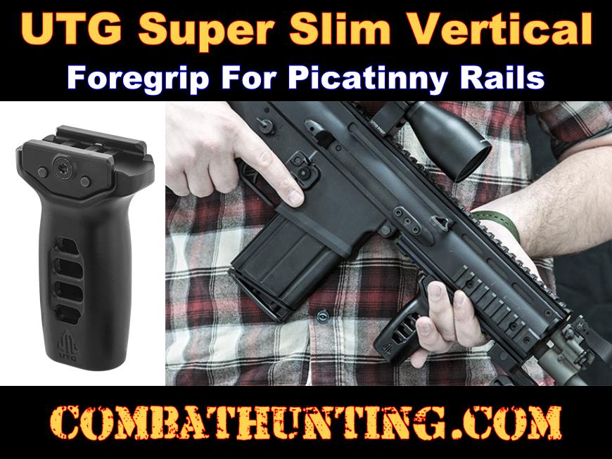 UTG Super Slim Vertical Foregrip Picatinny style=