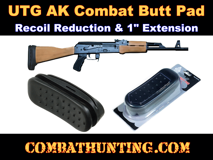 AK Rubber Butt Pad - Kalashnikov USA