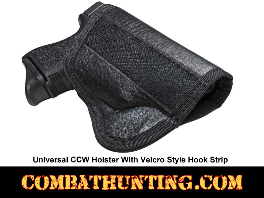Universal CCW Holster With Velcro Style Hook Strip style=