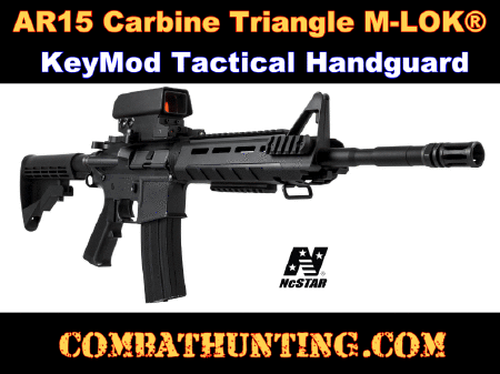VMARTMLC Ncstar AR15 Triangle M-LOK Handguard Carbine Length