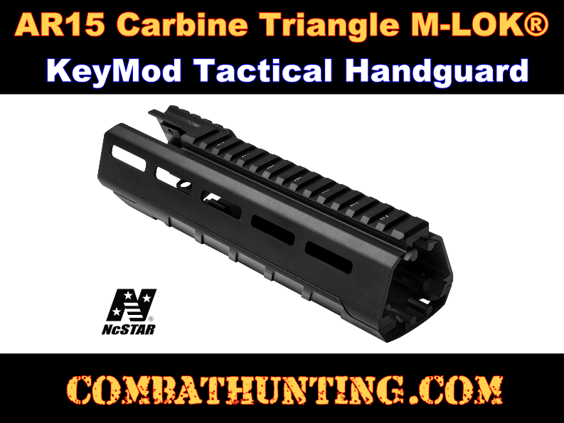 Ncstar AR15 Triangle M-LOK Handguard Carbine Length style.