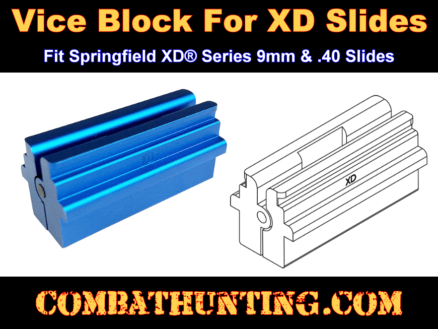 Vice Block For Springfield XD 40 & 9mm Slides style=