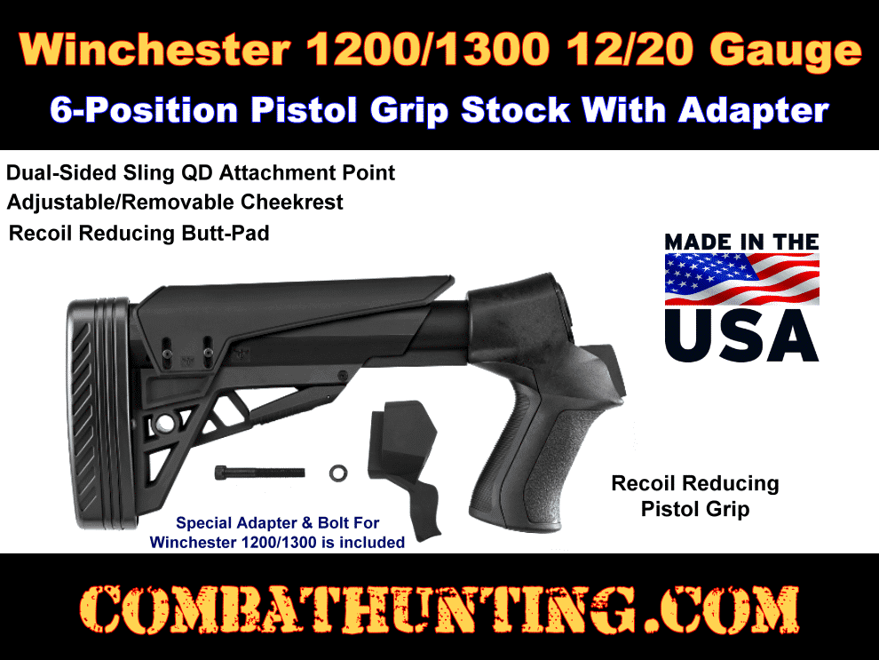 Winchester 1200/1300 Defender Tactical Stock 12/20 Gauge style=