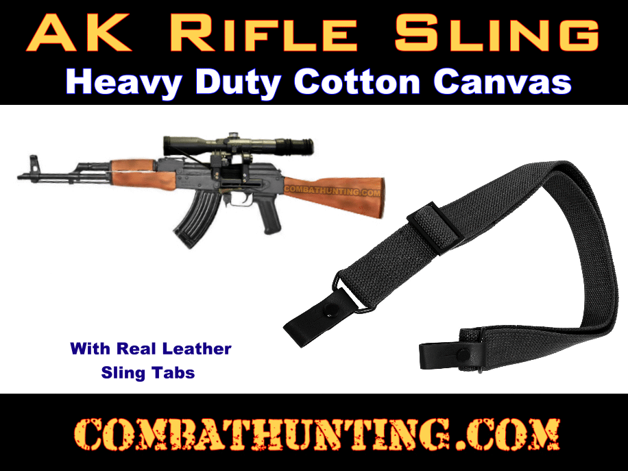 AK-Black Sling AK-47 And Mak90 Sling Black - AK 47 Accessories - AK...