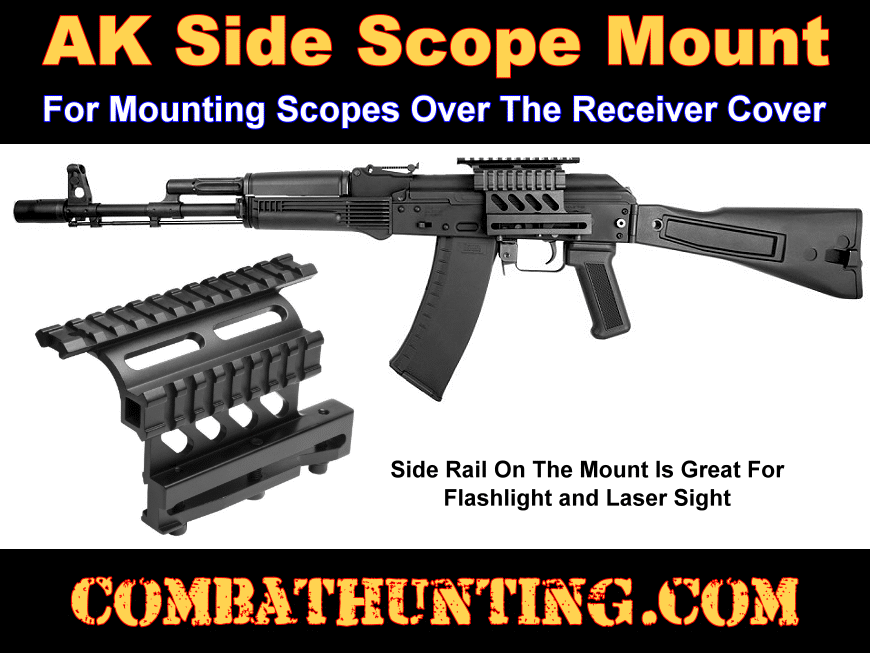 AK Side Mount / AK-47 Double Rail Side Mount style=