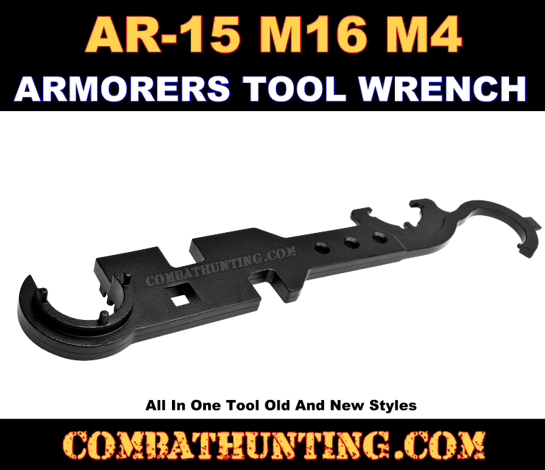 NcSTAR Barrel Wrench Armorer Steel Combo Rifle Multi Tool TARW 5.56 .223 