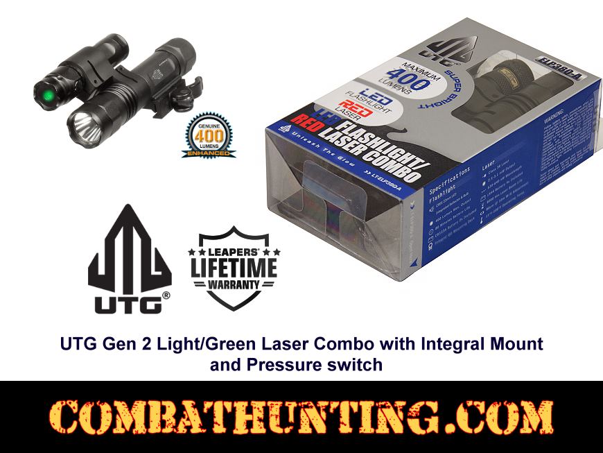 UTG Gen 2 Light/Green Laser Combo with Integral Mount  style=