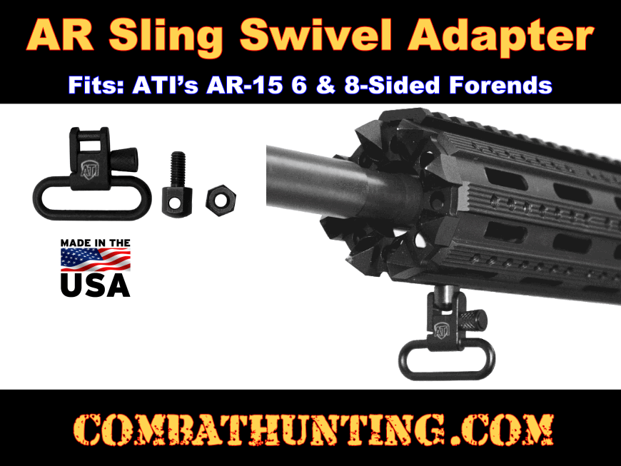 ATI AR-15 Sling Swivel Adapter Kit style=