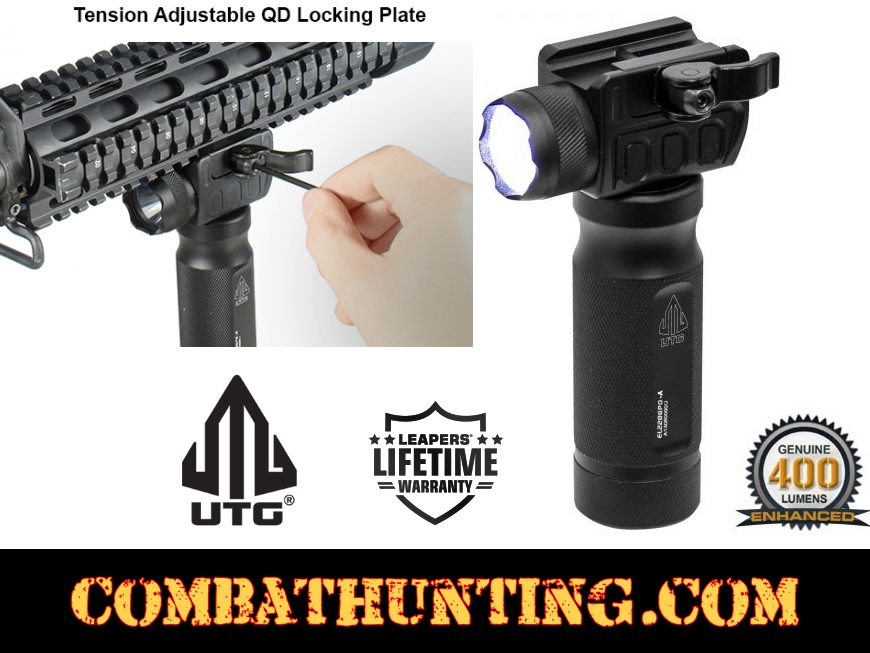 Vertical Grip With Light For DP-12 Shotgun style=