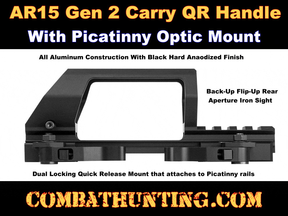 AR15 Gen II QR Carry Handle & Optic Mount style=