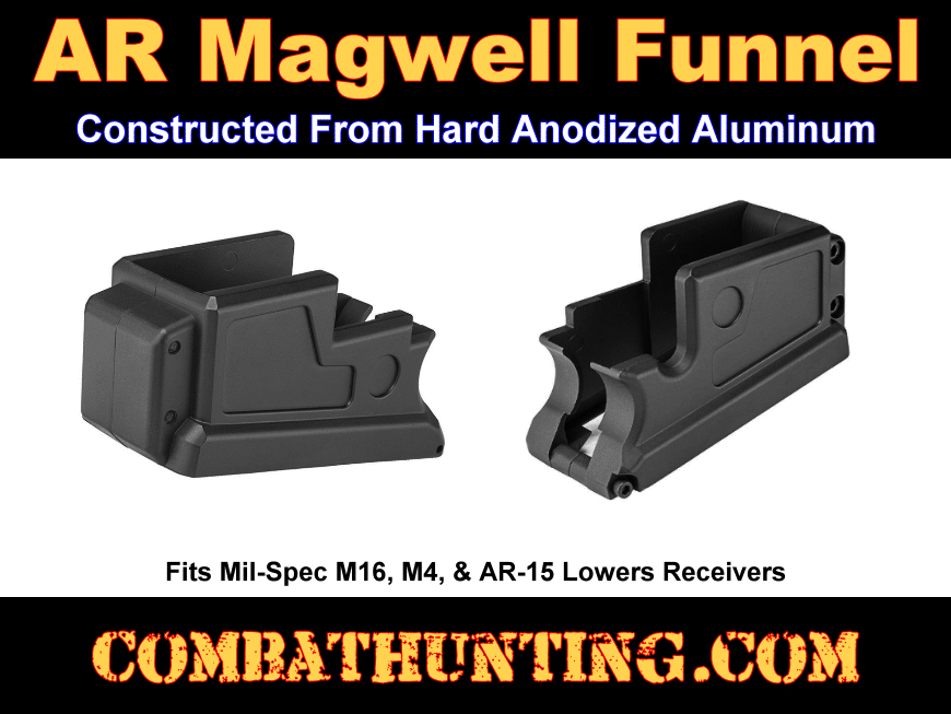 AR-15 Magwell Funnel style=