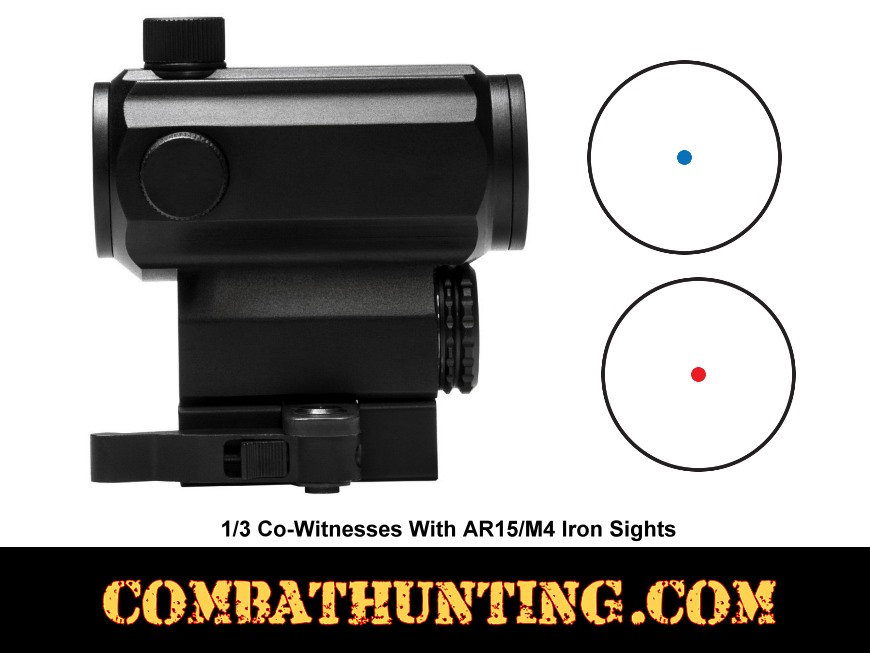  Micro Red Blue Dot Sight style=