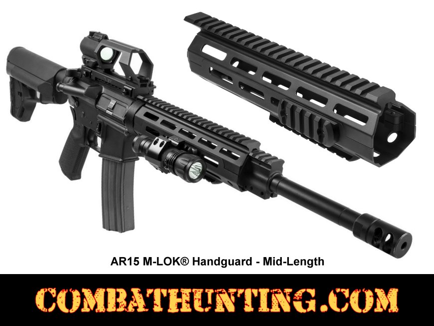 AR15 M-LOK® Hand Guard Mid-Length AR-15/M4 style=