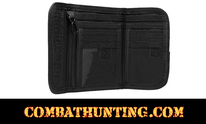 Military Style Bifold Wallet Swat Black style=