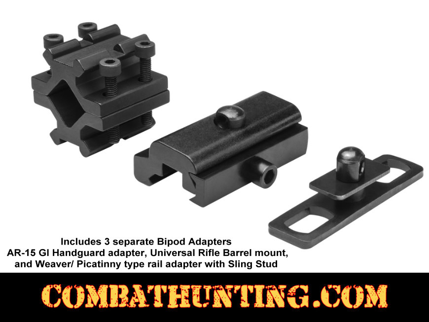 NcStar Precision Grade Bipod Fullsize 3 Adapters 7 to 11 inches style=