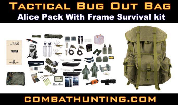 Tactical Bug Out Bag Pre Made For