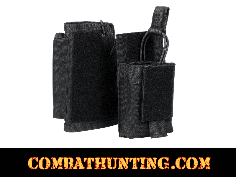 Tactical Cheek Pad Riser Rest With Mag Pouch Black style=