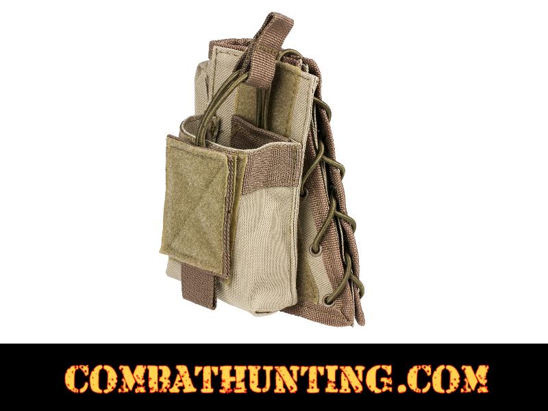 Mini 14/30 Cheek Rest Stock Riser With Mag Pouch Tan style=