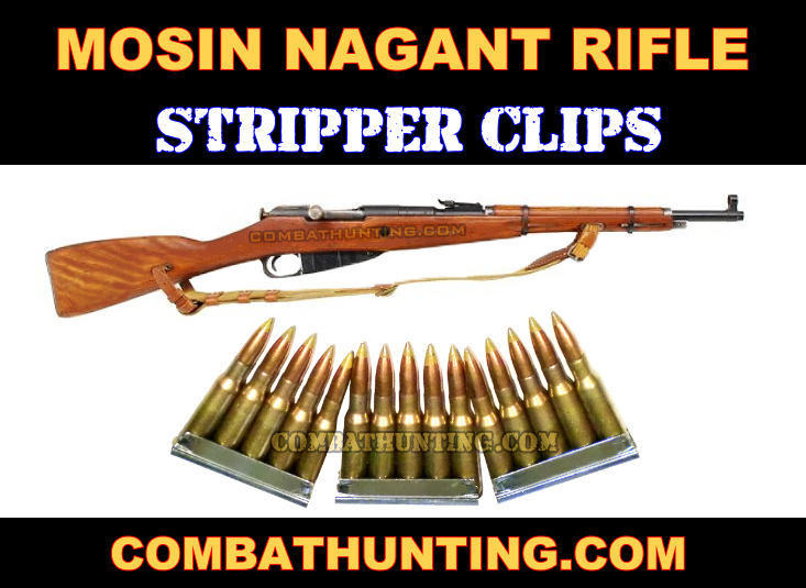X3 Military Rifle Genuine Original Russian Mosin Nagant Stripper Clips 