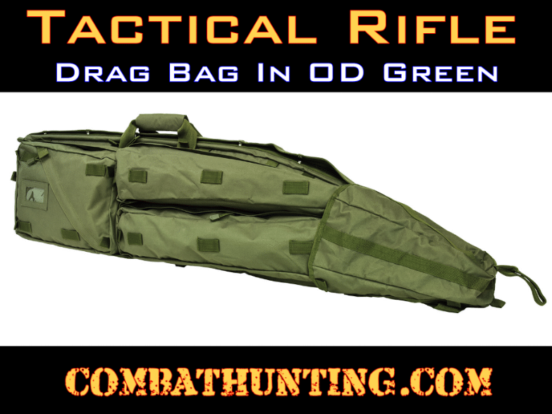 Sniper Rifle Drag Bag OD Green style=
