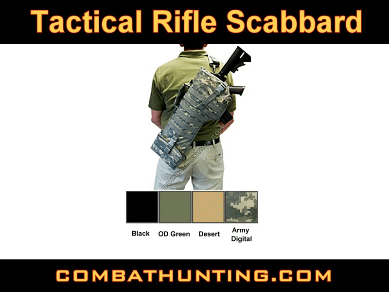 AR-15 Tactical Rifle Scabbard Digital Camo style=