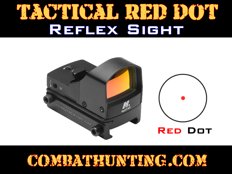 Ncstar Tactical Micro Red Dot Optic Reflex Sight With On/Off Switch style=